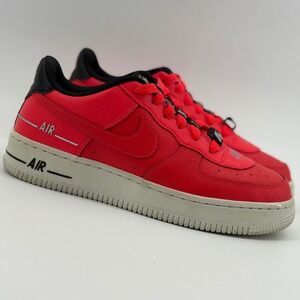 Nike Air Force 1 LV8 Double Air Pack Laser Crimson Size 4.5Y, 6 Women CJ4092-600